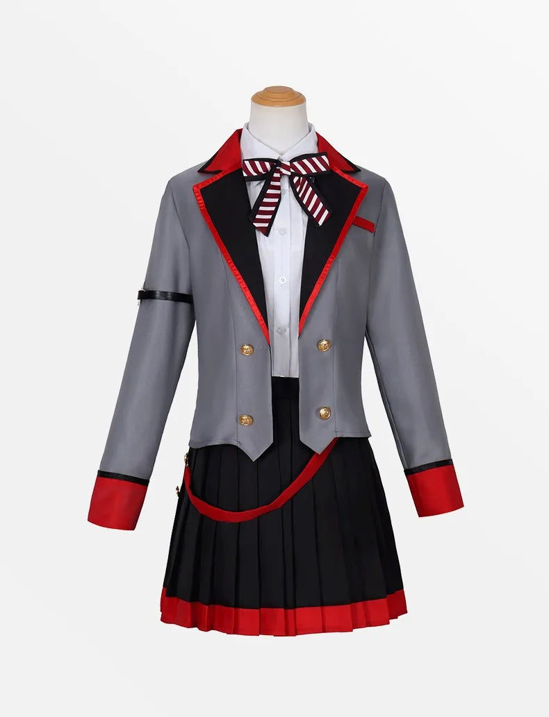 ANIMECC in Stock S-3XL Tenma Saki Hoshino Ichika Hinomori Shiho Mochizuki Honami Cosplay School Outfit Wig Halloween for Women