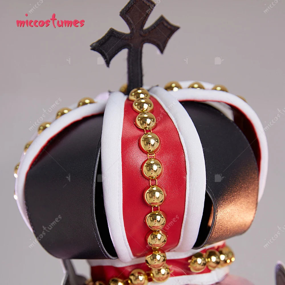 Miccostumes Women's Perona Cosplay Costume  Women Top and Skirt Set with Short Cloak Christmas Cosplay Costume