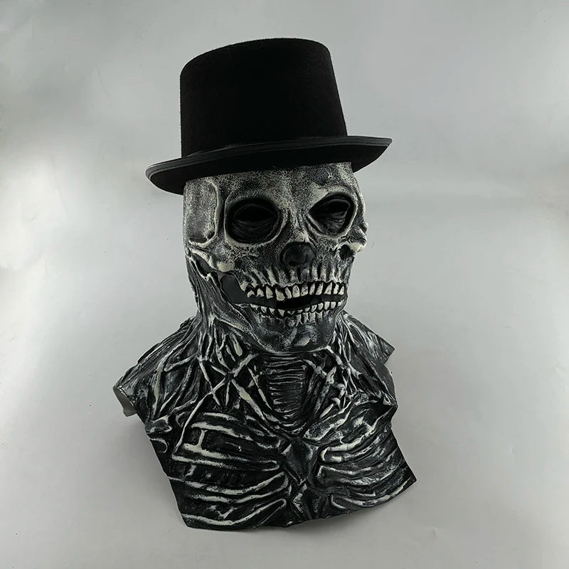 Halloween Scary Skull Mask Halloween Party Carnival Cosplay Prop Novelty Realistic Skull Latex Mask Evil Red Skull Headgear