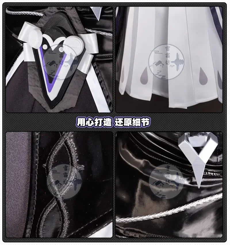 Game ZZZ Zenless Zone Zero Vivian Cosplay Costume Wig Dress Uniform Headwear Mockingbird Carnival Party Women Girls Con Clothes