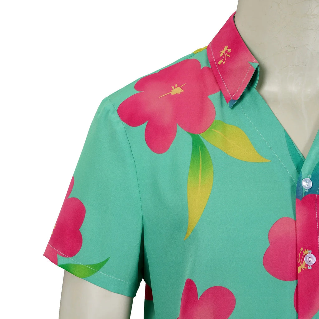 Demon Hunters Saja Boys Abby Cosplay Costume Wig Hat T Shirt TShirt Pants Men Kids Roleplay Outfit Halloween Carnival Suit