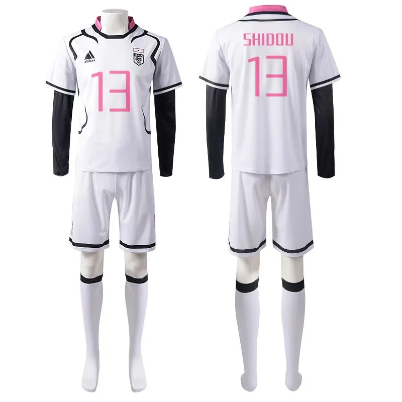 Anime Blue Lock Shidou Ryusei Cosplay Costume  Shidou Sports Oliver Aiku Soccer Jersey Sportswear Suit Football Party with Wigs