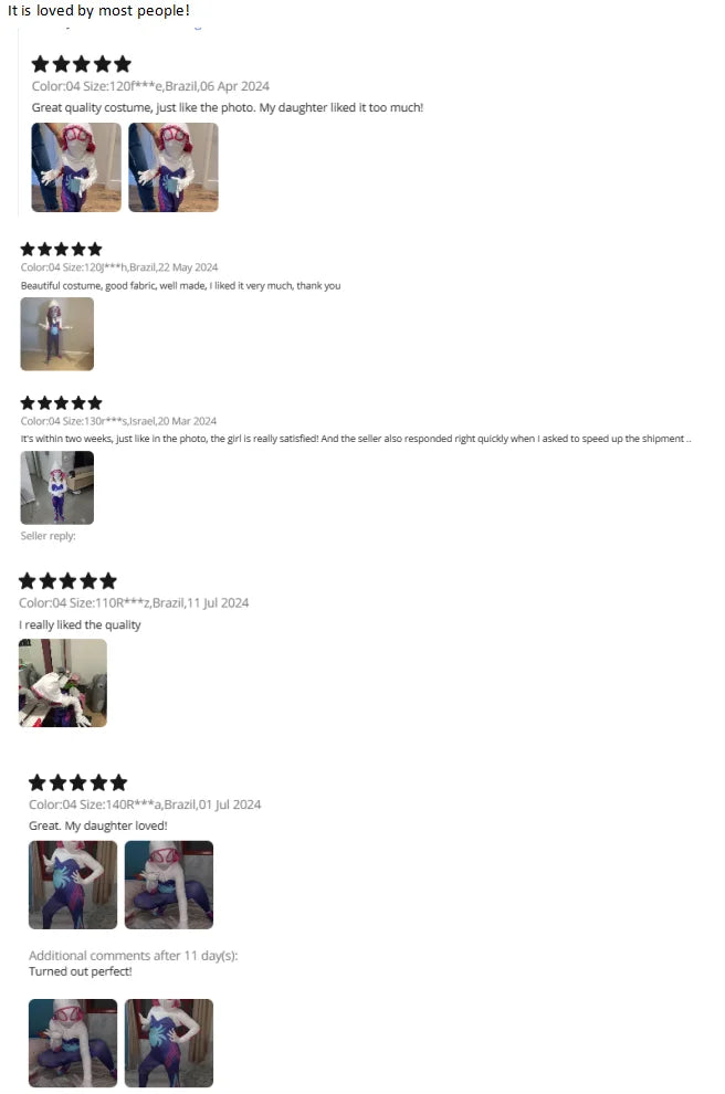 Girls Gwen Ghost Spider Costume Bodysuit Halloween Cosplay Hooded Holiday Party Costumes Fantasy Sexy Dress Up Hoodies Swimsuit