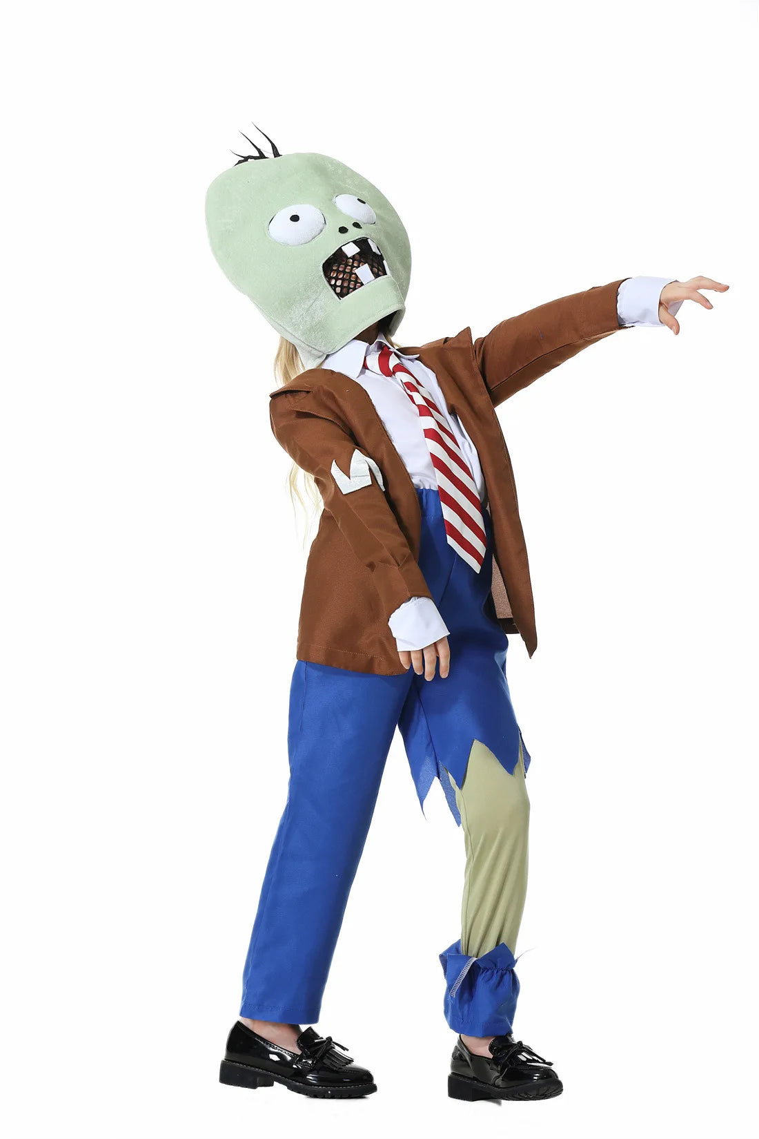 Adults Boys Halloween Cosplay Funny Game Zombies Novelty Costtume Mask Outfit Clothes Festival Carnival Dress Up Party Suit