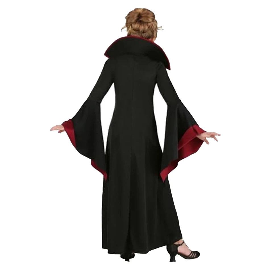 Halloween Girls Ghost Bride Mesh Vampire Costume Girls Princess Dress Performance Costume Black Evening Clothes