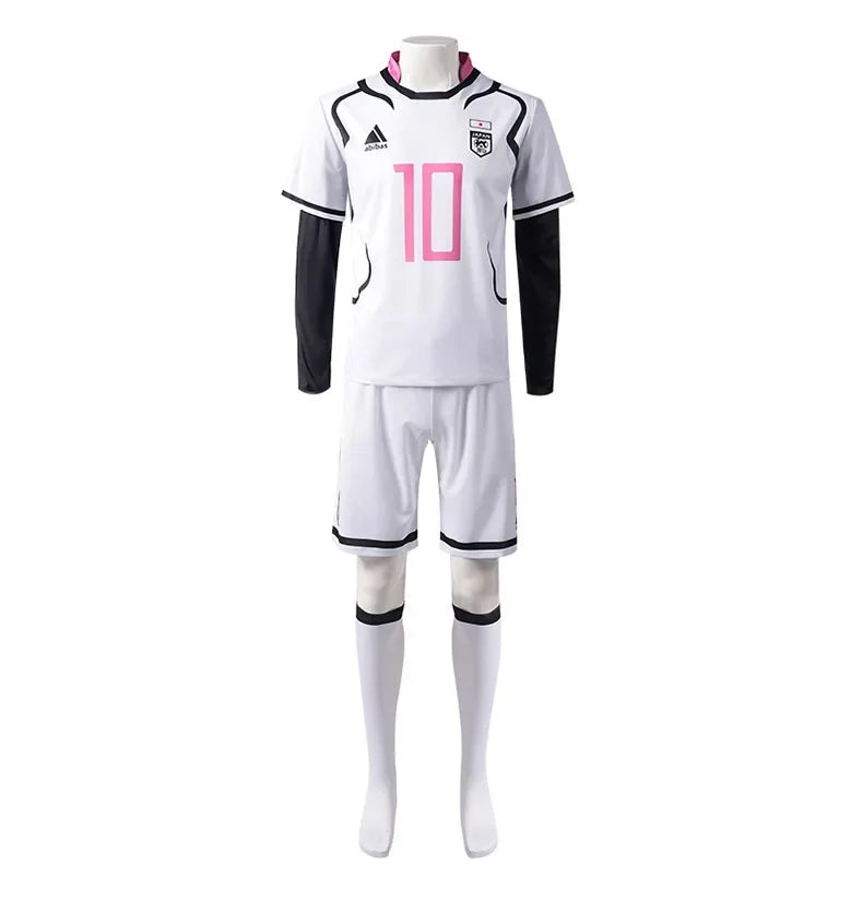 Anime Blue Lock Shidou Ryusei Cosplay Costume  Shidou Sports Oliver Aiku Soccer Jersey Sportswear Suit Football Party with Wigs
