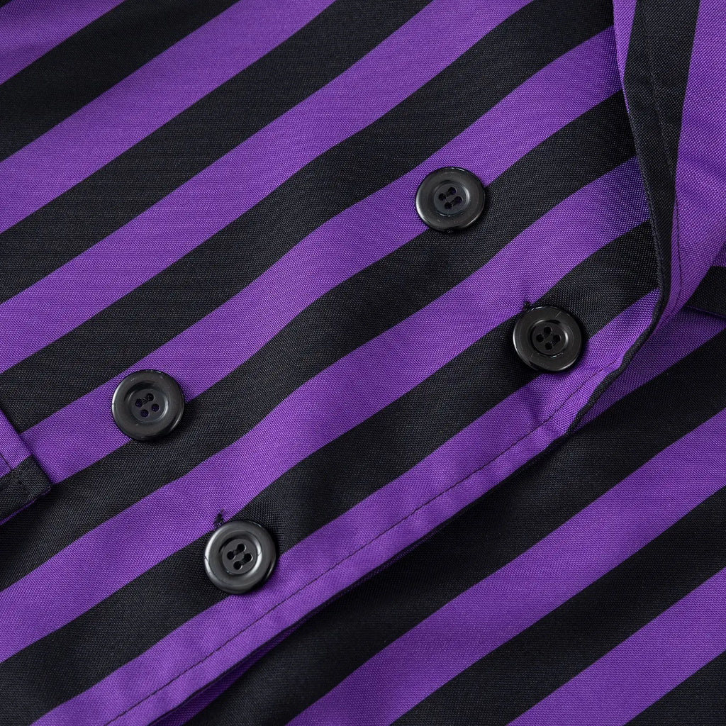 Addams Costumes Girls Black Uniform Suit Birthday Party Halloween Cosplay Dresses For Kids Women