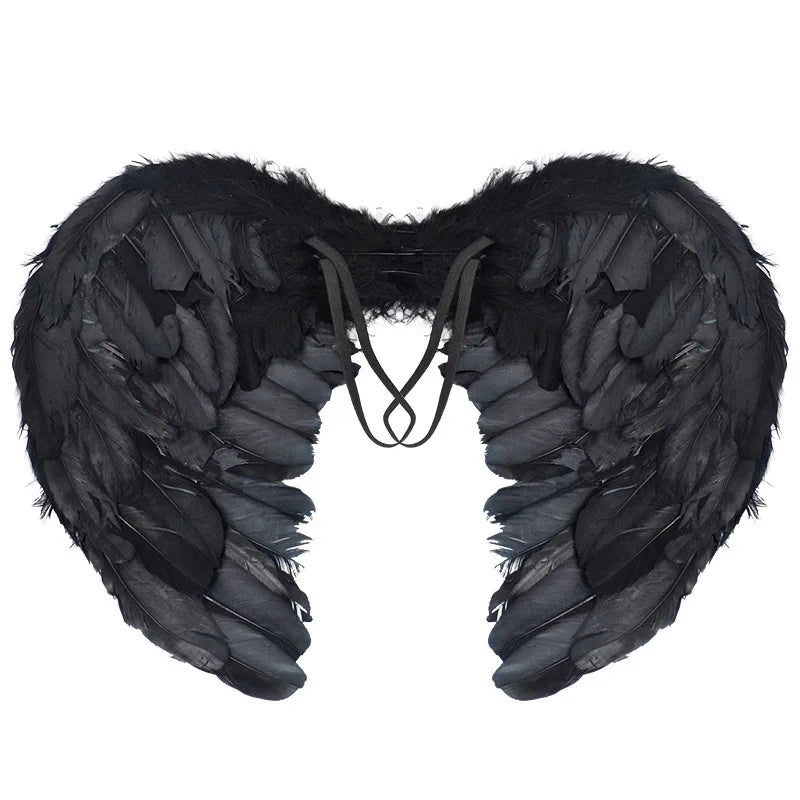 Girl Maleficent Cosplay Dress With Wings Kids Halloween Carnival Evil Witch Dress Up Costume 2-10 Yrs Sequin Ruffles Outfits