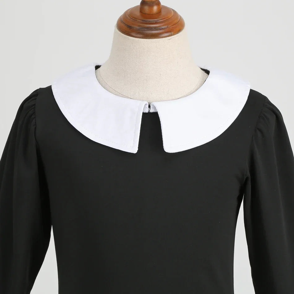 Adams Dress Girl Costume for Girls Black Dress Halloween