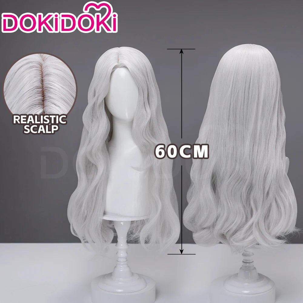 IN STOCK Maelle Gustave Lune Vierso Sciel Wig Game Clair Obscur:Expedition 33 Cosplay DokiDoki Hair Maelle Halloween Free Cap