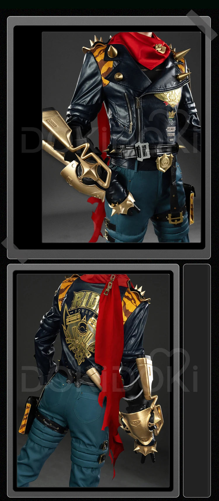 IN STOCK Lighter Cosplay Costume Game Zenless Zone Zero DokiDoki ZZZ Sons of Calydon Lighter Cosplay Arm Armor