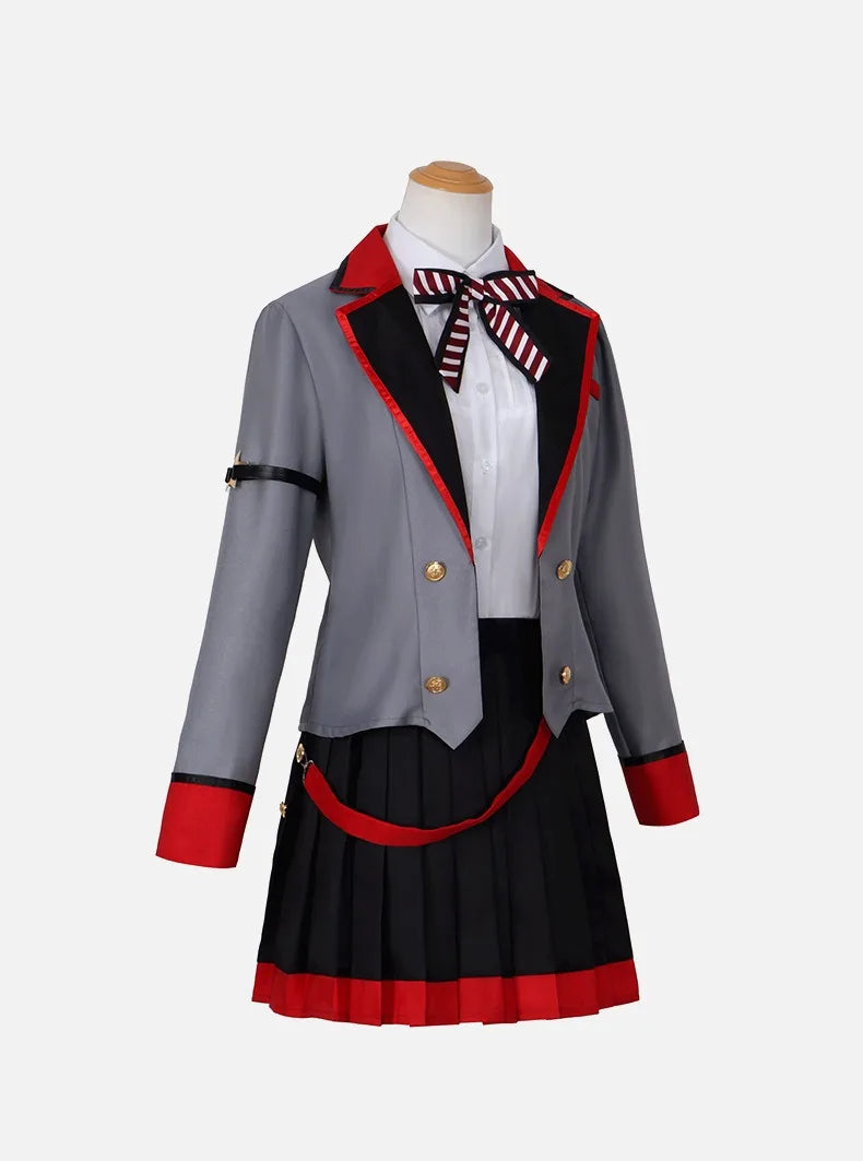 ANIMECC in Stock S-3XL Tenma Saki Hoshino Ichika Hinomori Shiho Mochizuki Honami Cosplay School Outfit Wig Halloween for Women
