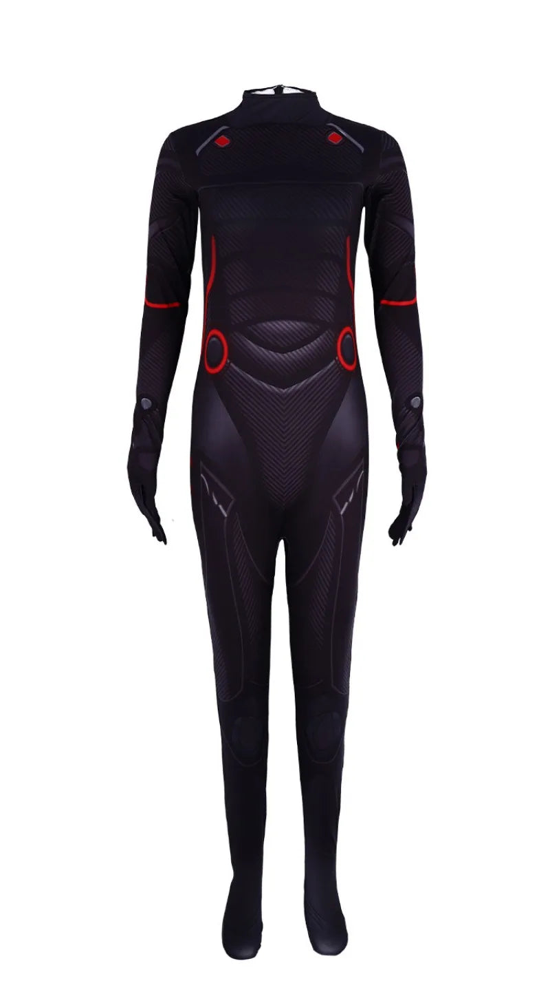 Game Skin Outfit Fortnites Cosplay Jumpsuit Fishstick Omega Knightfall Role Play Clothes Fancy Suit Hat for Carnival Party