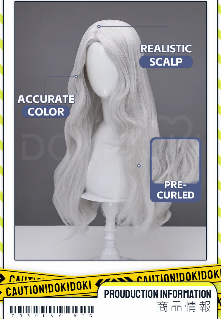 IN STOCK Maelle Gustave Lune Vierso Sciel Wig Game Clair Obscur:Expedition 33 Cosplay DokiDoki Hair Maelle Halloween Free Cap