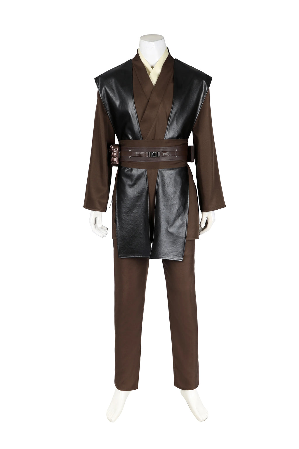 Anakin obiwan kenobi cosplay Costume Knight Adults Men Hooded Uniform Full Set for Halloween Carnival Role Playing Costume