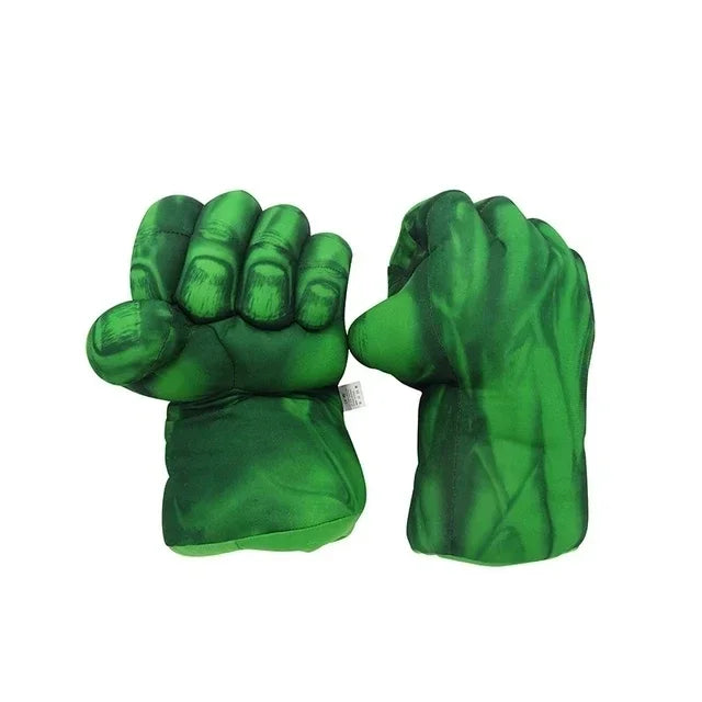 Superhero Hulk Cosplay Muscle Costume Mask Fist Plush Gloves Child Boys Halloween Christmas Clothes MN1