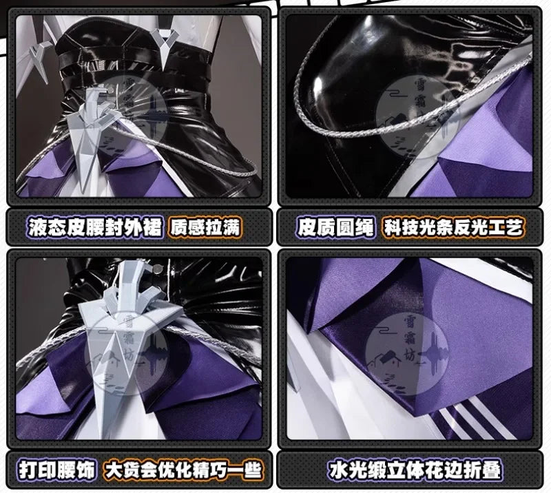 Game ZZZ Zenless Zone Zero Vivian Cosplay Costume Wig Dress Uniform Headwear Mockingbird Carnival Party Women Girls Con Clothes