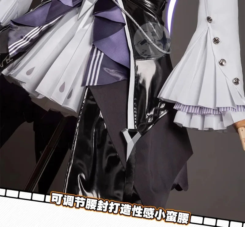 Game ZZZ Zenless Zone Zero Vivian Cosplay Costume Wig Dress Uniform Headwear Mockingbird Carnival Party Women Girls Con Clothes