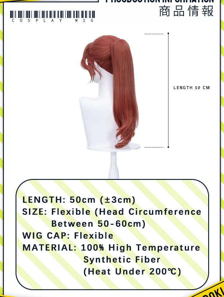 IN STOCK Maelle Gustave Lune Vierso Sciel Wig Game Clair Obscur:Expedition 33 Cosplay DokiDoki Hair Maelle Halloween Free Cap
