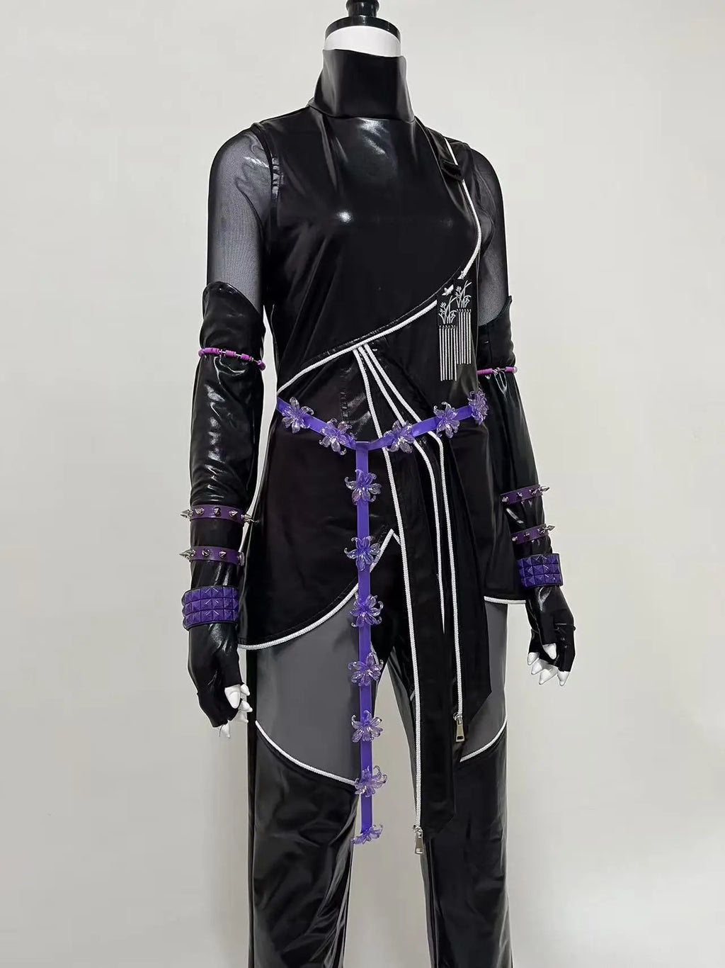 Anime KPOP Huntrix Mira Rumi Zoey Cosplay Kids Costume Wig KPop Demon Hunters Uniform For Women Girls Halloween  Party Props