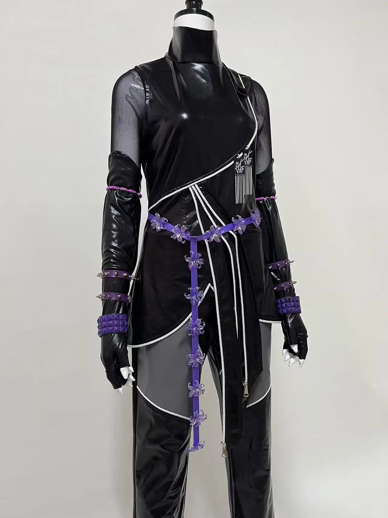 Anime KPOP Huntrix Mira Rumi Zoey Cosplay Kids Costume Wig KPop Demon Hunters Uniform For Women Girls Halloween  Party Props