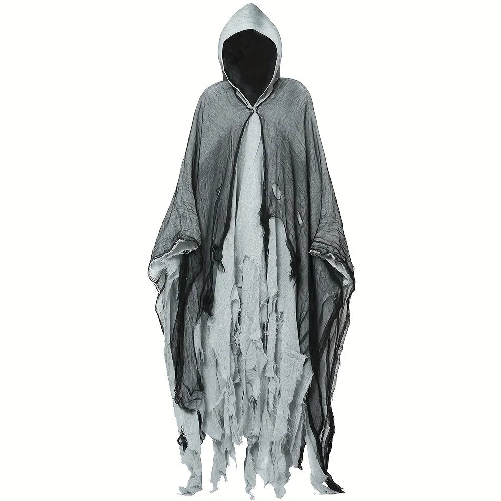 Halloween Cloak Skeleton Clothes Mask Ghost House Chamber Of Secrets Dressing Up Zombies Costume Props Halloween Gift