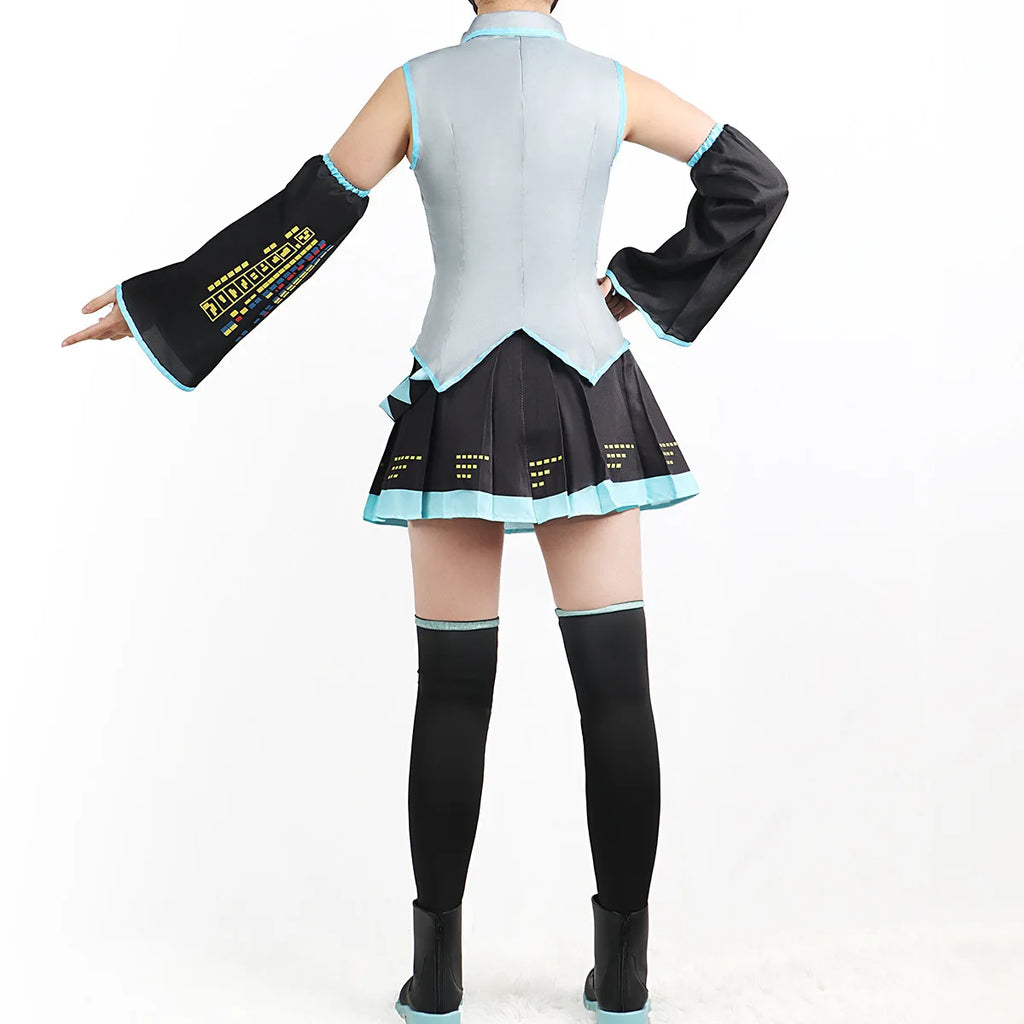 Anime Character Performance Clothes Hatsune Anime Clothes Cosplay Clothes Skirt Same Suit Wig Accessories Halloween