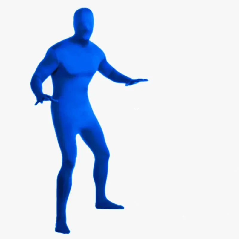 Dancing Full Body Zentai Adult Novelty Cosplay Costumes Spandex Black Suit Tight One Piece Catsuit Halloween Men Women Bodysuit