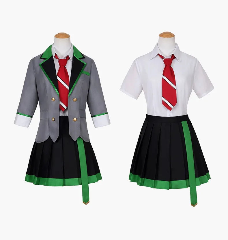 ANIMECC in Stock S-3XL Tenma Saki Hoshino Ichika Hinomori Shiho Mochizuki Honami Cosplay School Outfit Wig Halloween for Women