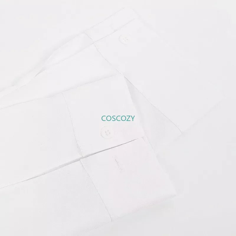 New Game P3 Makoto Yuki Cosplay Costume Wig Gekkoukan High School Uniform Embroidery Black Suit Pants Shirt Daily Wearing Gifts