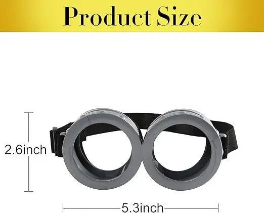 3 Piece Halloween Party Costume Accessories Minions Adult Cosplay Yellow Beanie Goggles Gloves Minions For Halloween Costumes