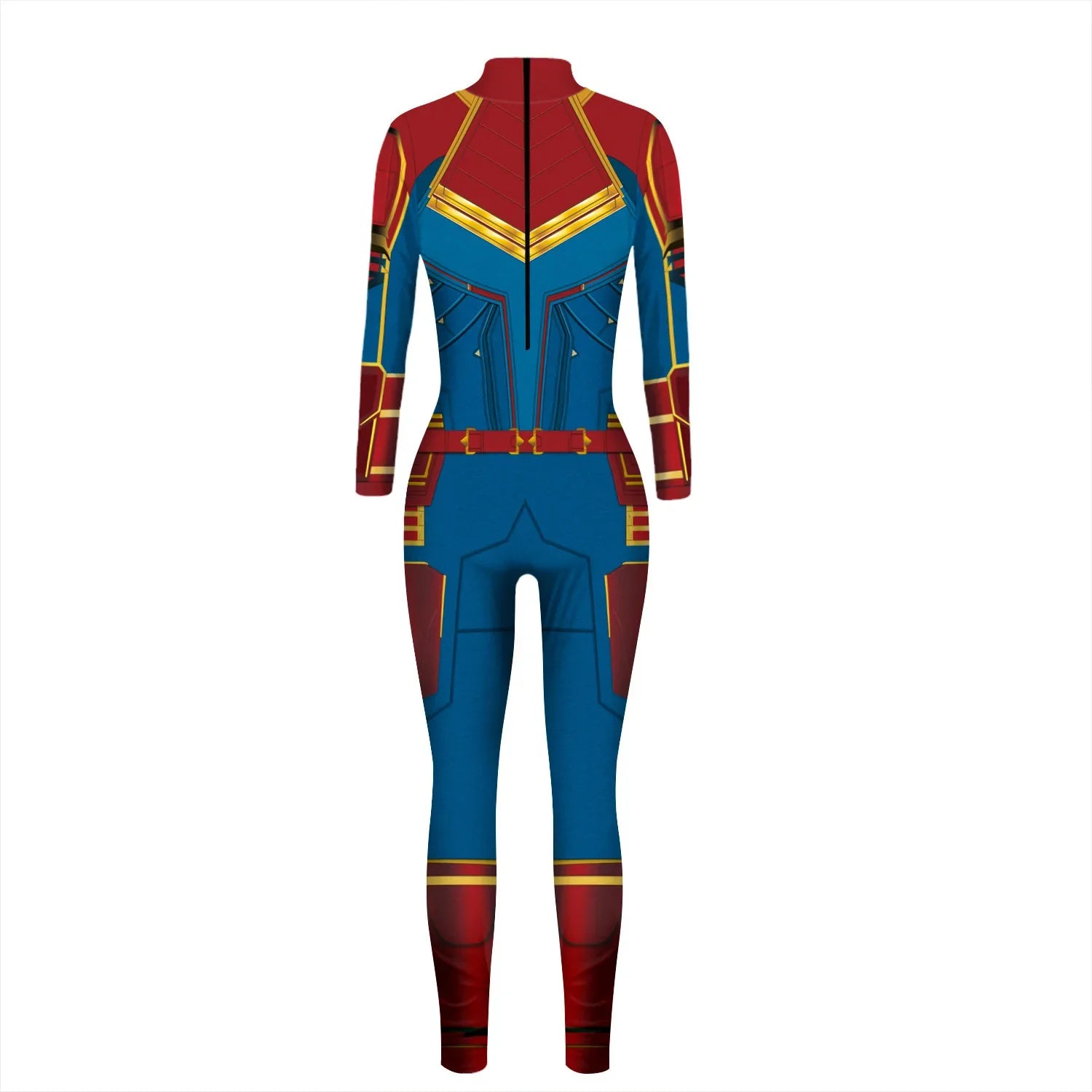 Superhero Spiderman Iron Man Bodysuit Cosplay Costume Women Slim Digital Print Jumpsuit Halloween Fancy Dress up