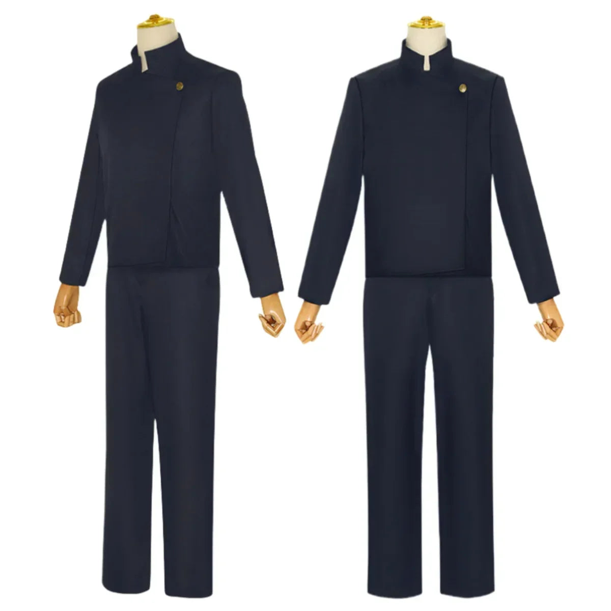 Gojo Satoru Cosplay Costumes pour hommes, Anime  iforme de lycée, Perruque trempée, Costume d'Halloween, Vêtements pour adultes