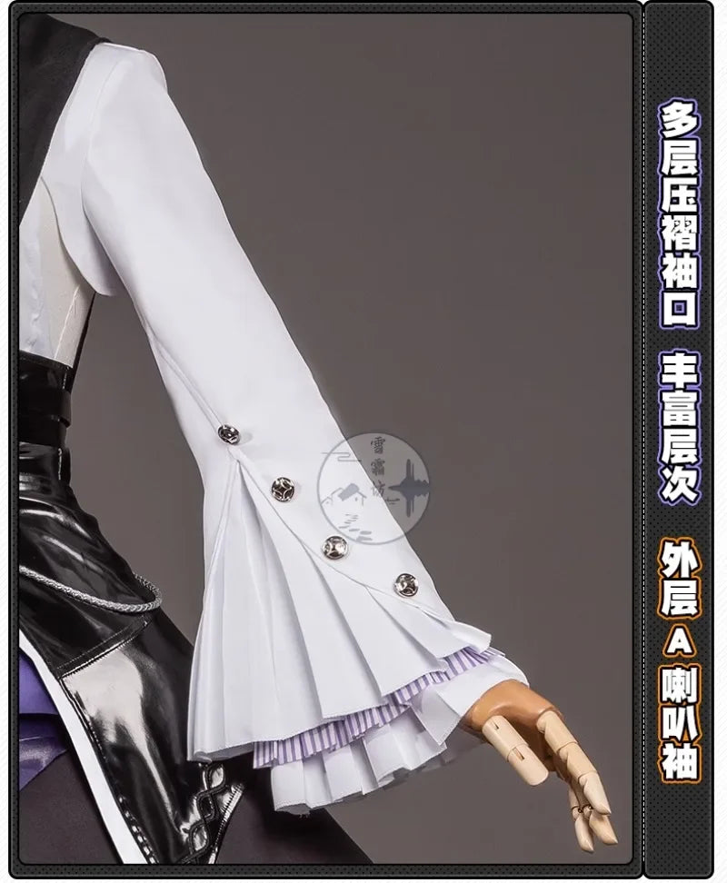 Game ZZZ Zenless Zone Zero Vivian Cosplay Costume Wig Dress Uniform Headwear Mockingbird Carnival Party Women Girls Con Clothes