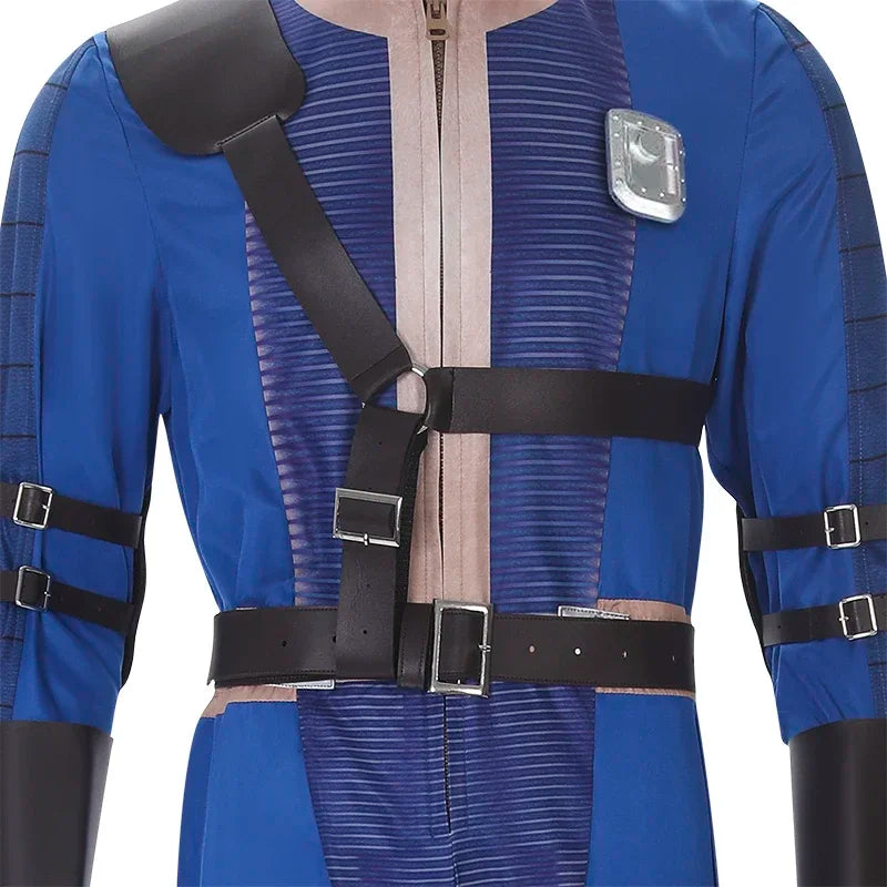 Fall Cos Out Lucy Cosplay Costume Vault 33 Female Male Survivor Suit Jumpsuit Uniform Prop Kids Halloween Party Dress Women Men