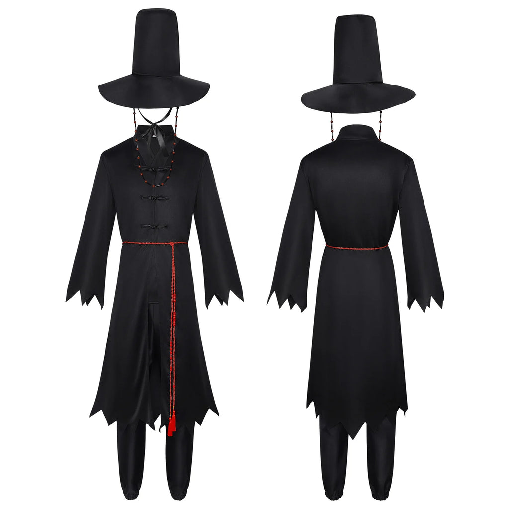 Anime Movie Boys Role Play Props Party Cosplay Set for K-POP: Demon Hunters Boys Jinu Halloween Party Cosplay Costume Outfit