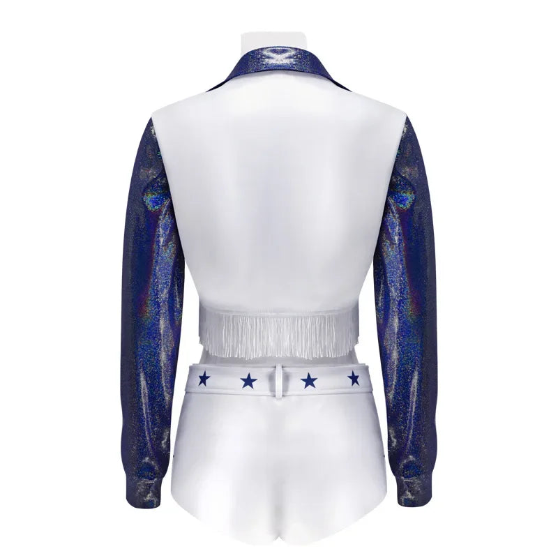 Sexy Dallas Cowboys Cheerleader Costume Adult Kid Cheerleading Sports Meeting Uniform Football Cheerleaders Girl Cosplay Costume