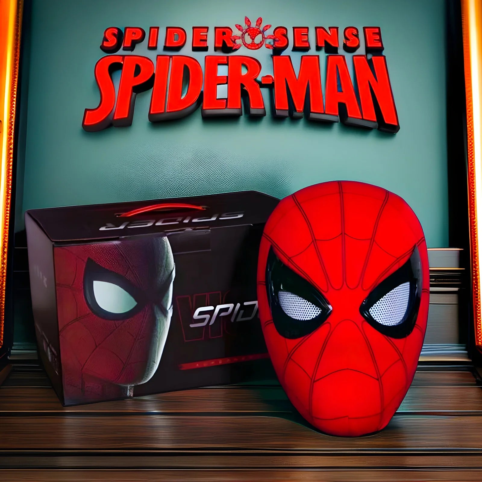 Spider-Man Mask Halloween Cosplay For Adults Gift Spider Man  Masks Remote Moving Eyes Christmas Gift Miles Adult Spiderman mask