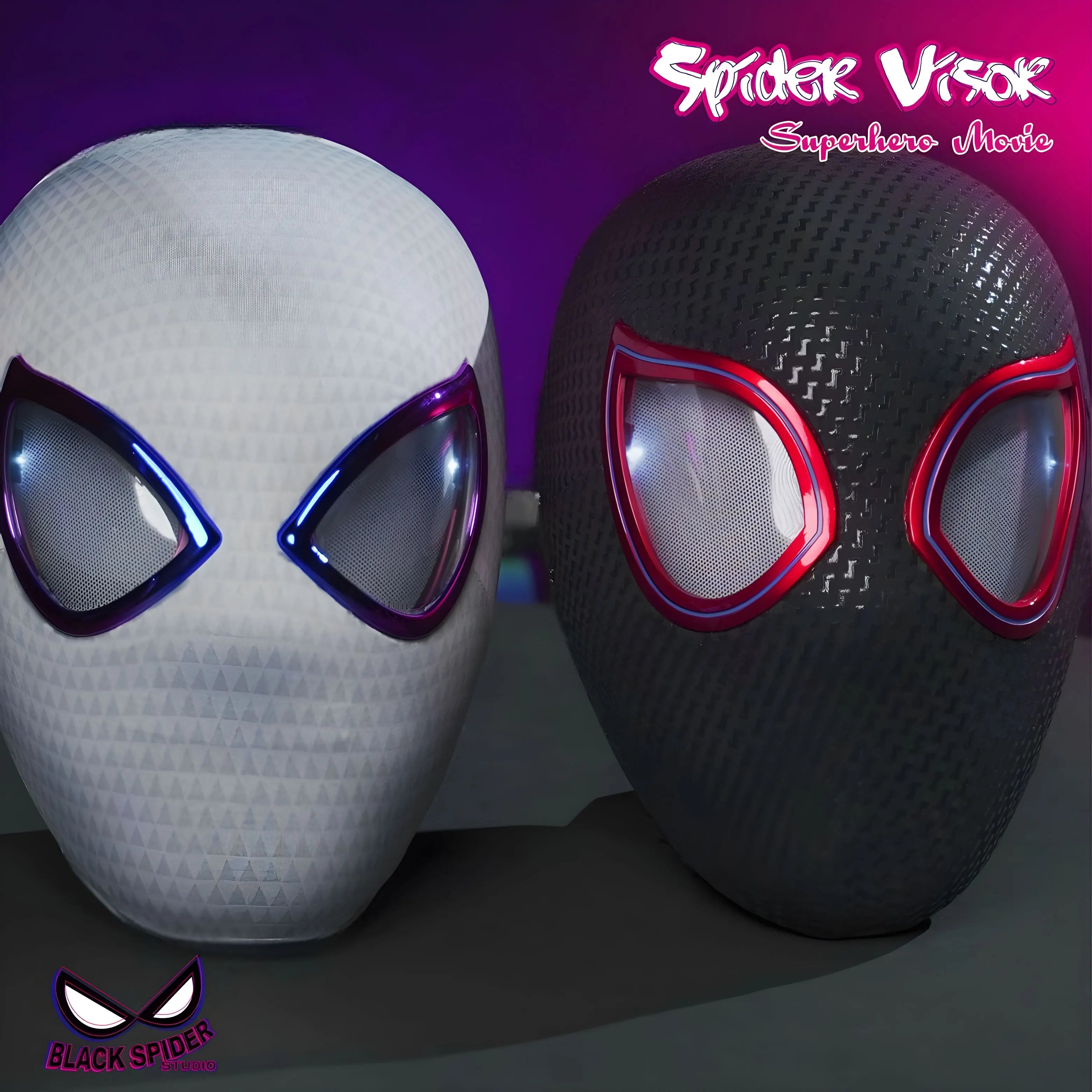 Spider-Man Mask Halloween Cosplay For Adults Gift Spider Man  Masks Remote Moving Eyes Christmas Gift Miles Adult Spiderman mask
