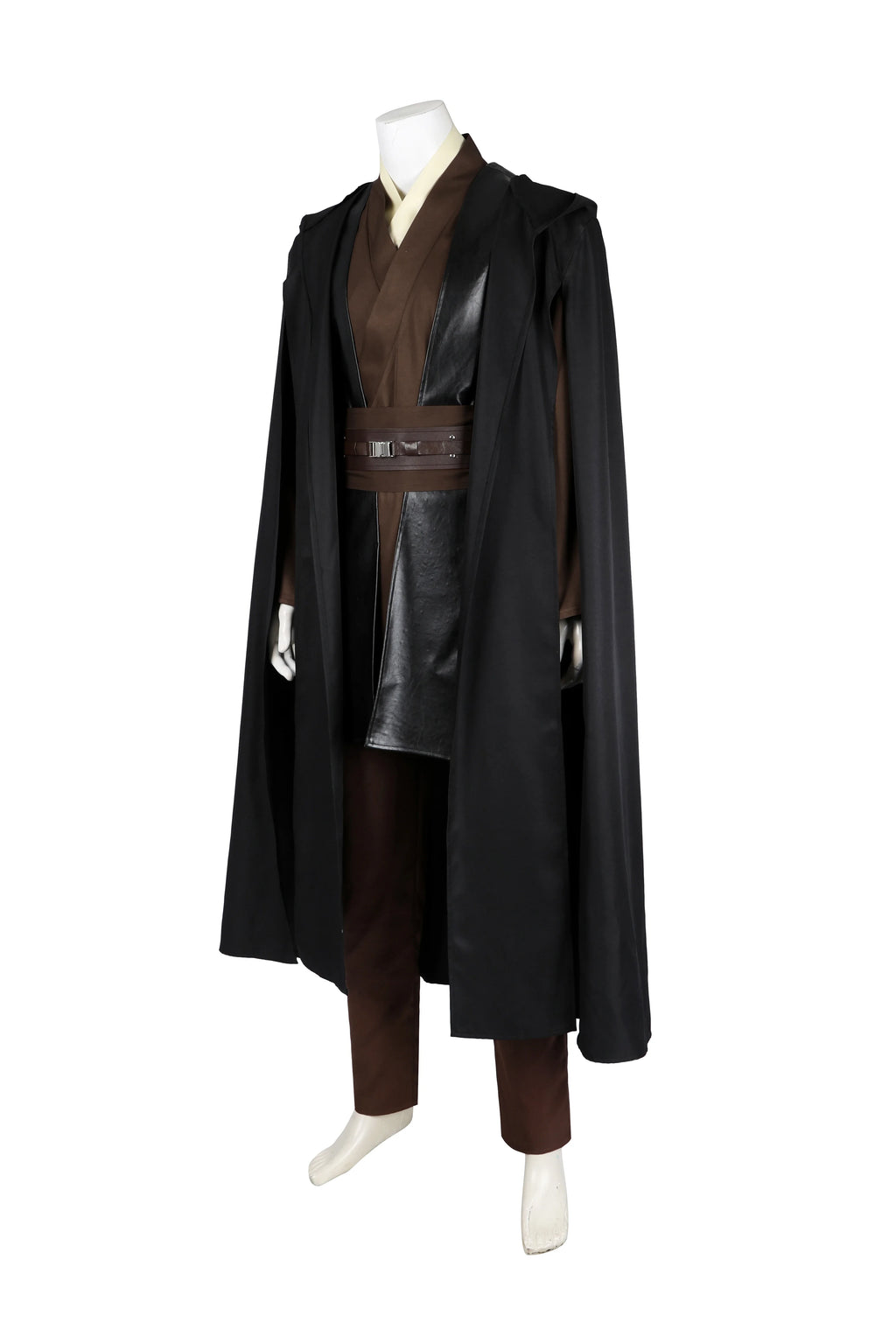 Anakin obiwan kenobi cosplay Costume Knight Adults Men Hooded Uniform Full Set for Halloween Carnival Role Playing Costume