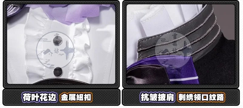 Game ZZZ Zenless Zone Zero Vivian Cosplay Costume Wig Dress Uniform Headwear Mockingbird Carnival Party Women Girls Con Clothes