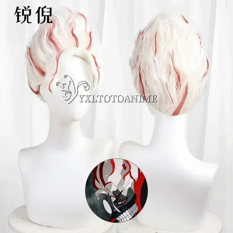 Dandadan Okarun Ken Takakura Cosplay Costume Wig Turbo Granny Powers Black Collar Uniform Curly Short Hair Halloween Party Suit