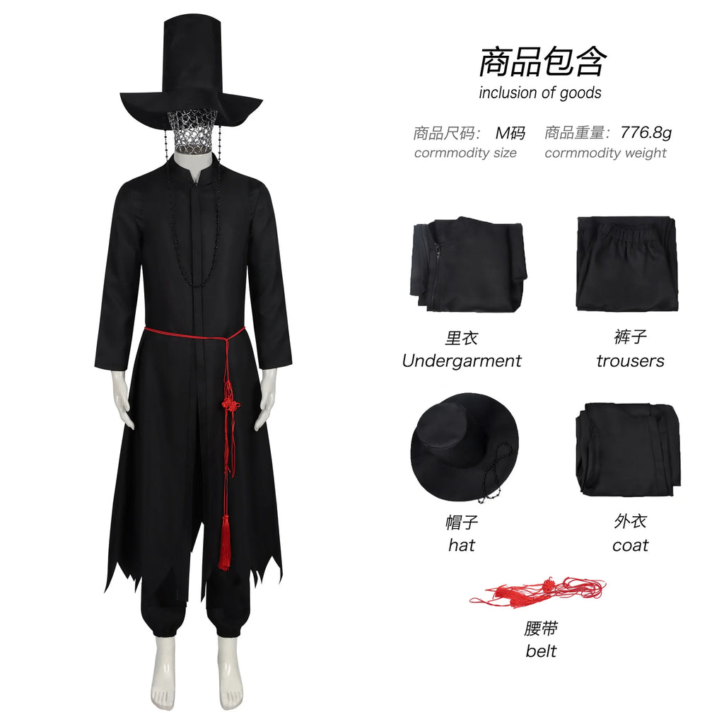 Anime Movie Demon Hunters KPOP Saja Boys Jinu Cosplay Costume Hat Your Idol Outfit Men Halloween Party Costumes