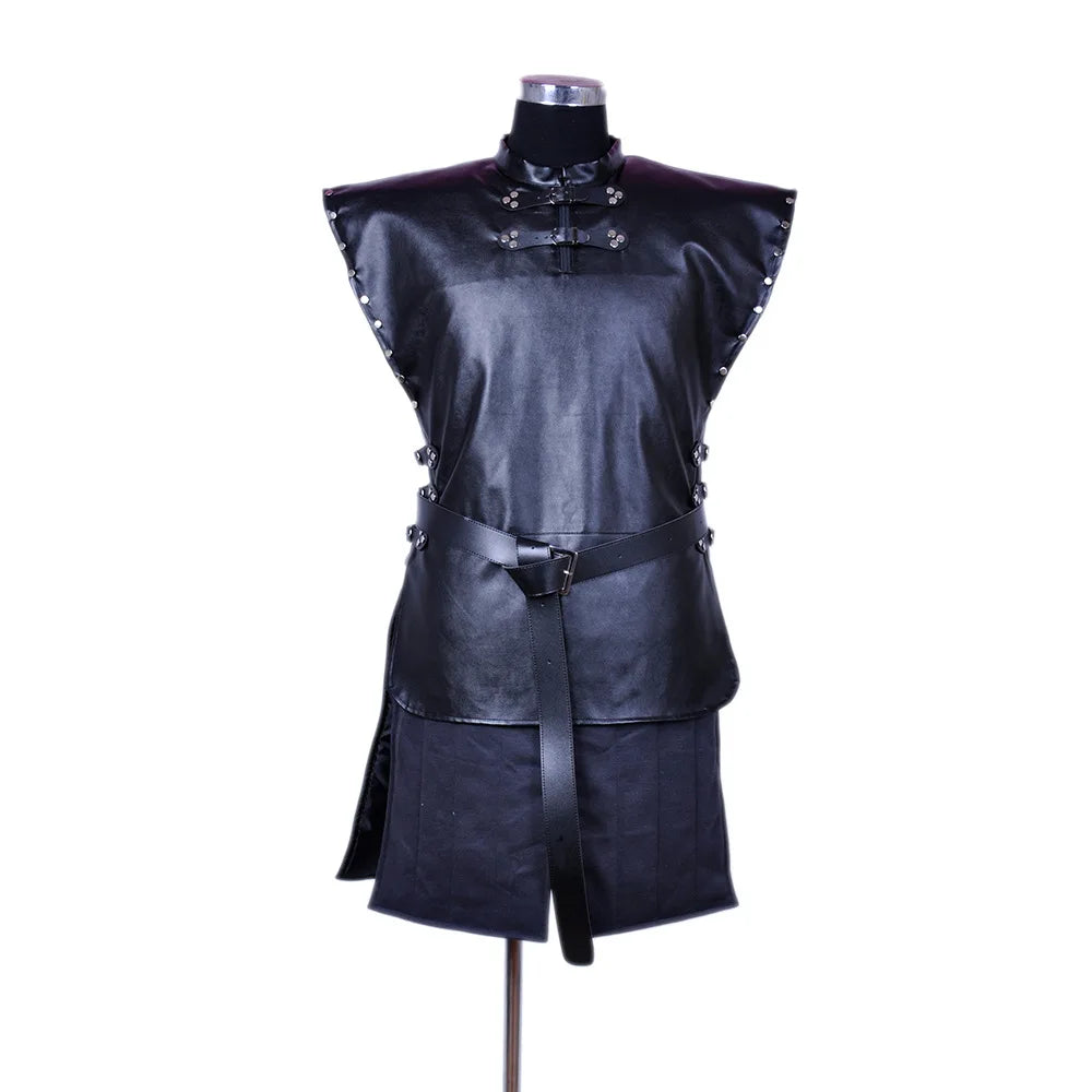 Men's Halloween Cosplay Cartoon Adult Costumes Ice and Fire Song of Power Carnival Party Jon Snow Cos Anime Clothing Boy's Gifts