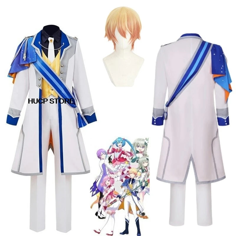 Project Sekai Tenma Tsukasa Cosplay Costume Wig Wonderland Showtime Cosplay Halloween Clothing Anniversary Brand New Style