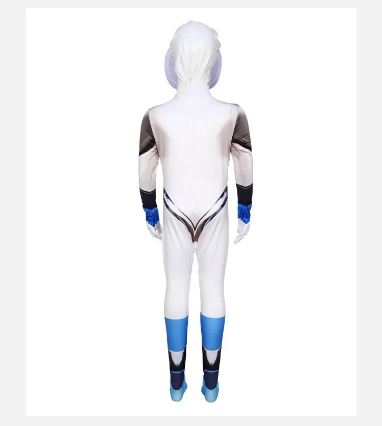 Children Adult Astro Bot Game Cosplay Costume Funny  Adult Astro Bot Jumpsuit Headwear Costume Carnival Costume Party Dress Up