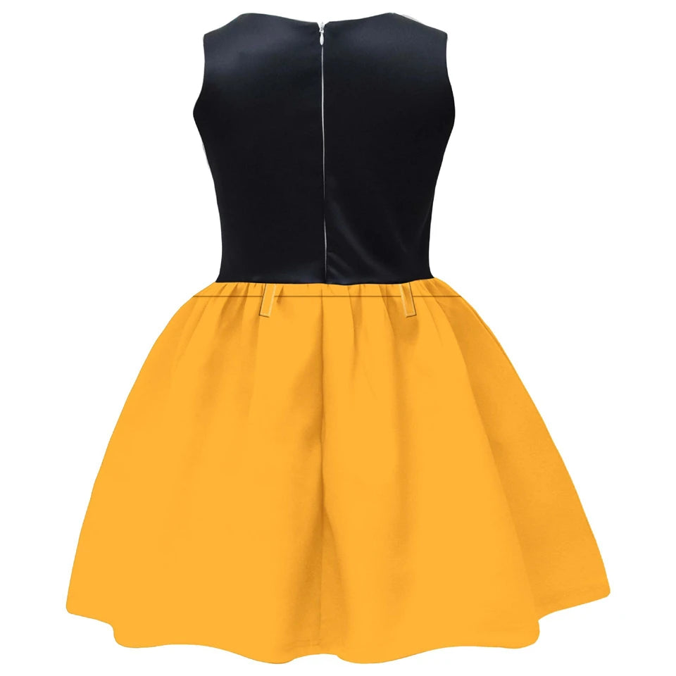 KPop Demon Hunters Kids Clothes Festival Children Halloween Cosplay Pop Singer Rumi Mira Zoey Masquerade Carnival Party Dress