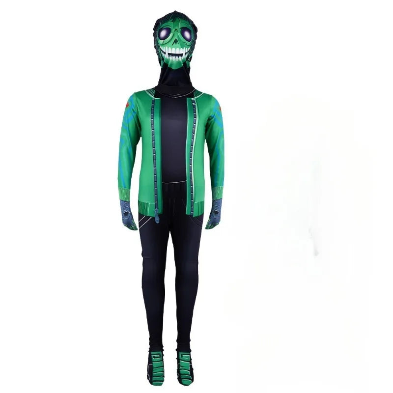 Game Skin Outfit Fortnites Cosplay Jumpsuit Fishstick Omega Knightfall Role Play Clothes Fancy Suit Hat for Carnival Party