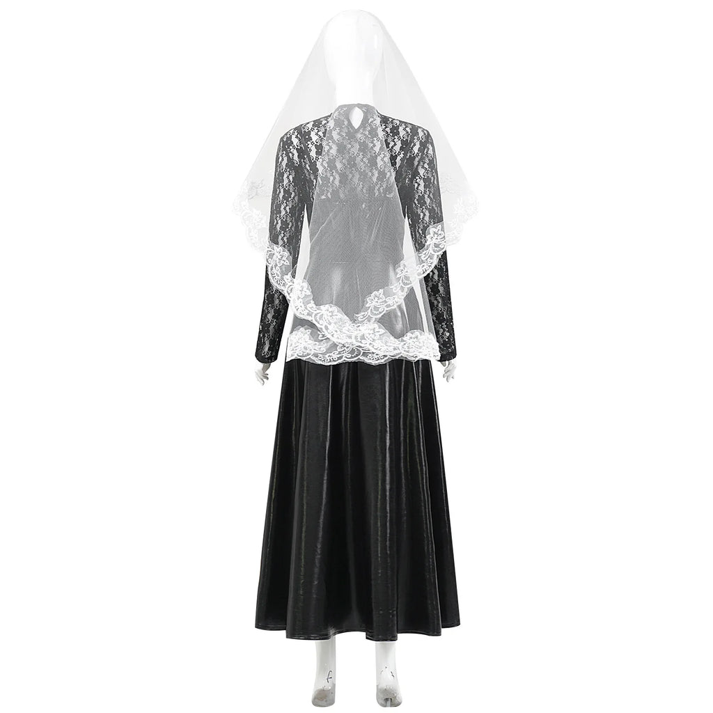 Osaragi Cosplay Anime Sakamoto Days Costume Wig Dress Veil Coat Outfit Women Assassin Shishiba Halloween Carnival Full Set