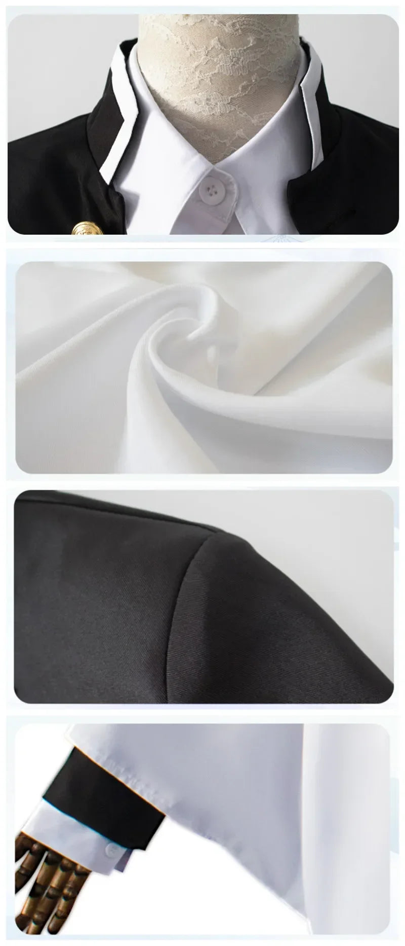 Kanroji Mitsuri Cosplay Costume Wig Anime Japanese Kimono Coat Top Skirts Stockings Halloween Party Outfits Women Girls Full Set